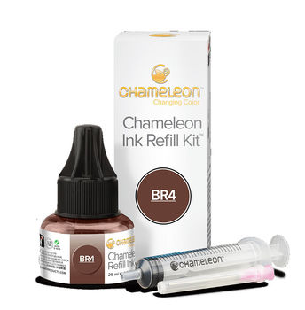 Burnt Umber BR4 Refill Ink Chameleon Pens Australia